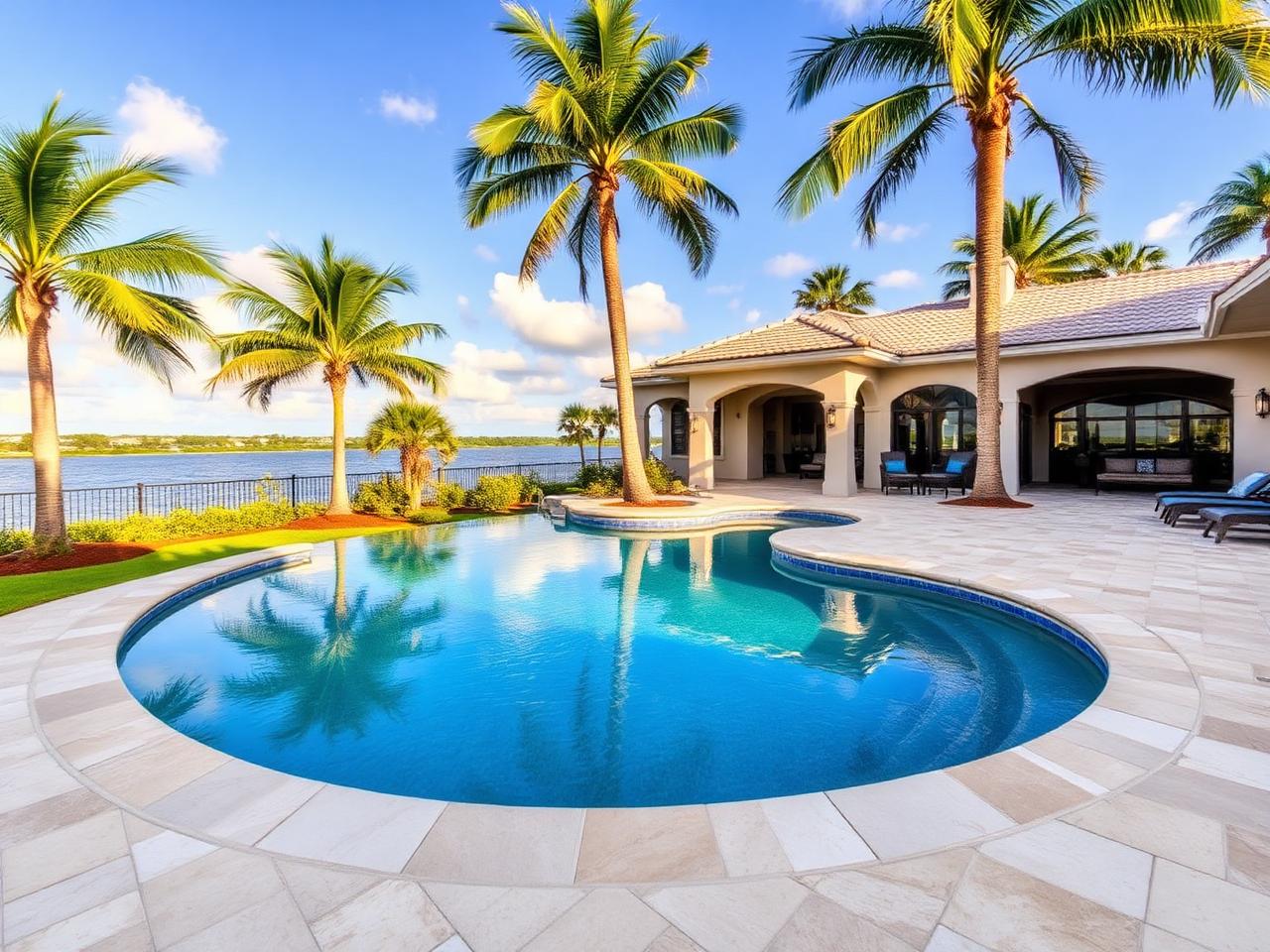 Waterfront Pool Deck
