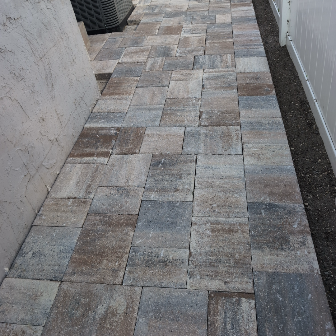 Side Yard Paver Runway